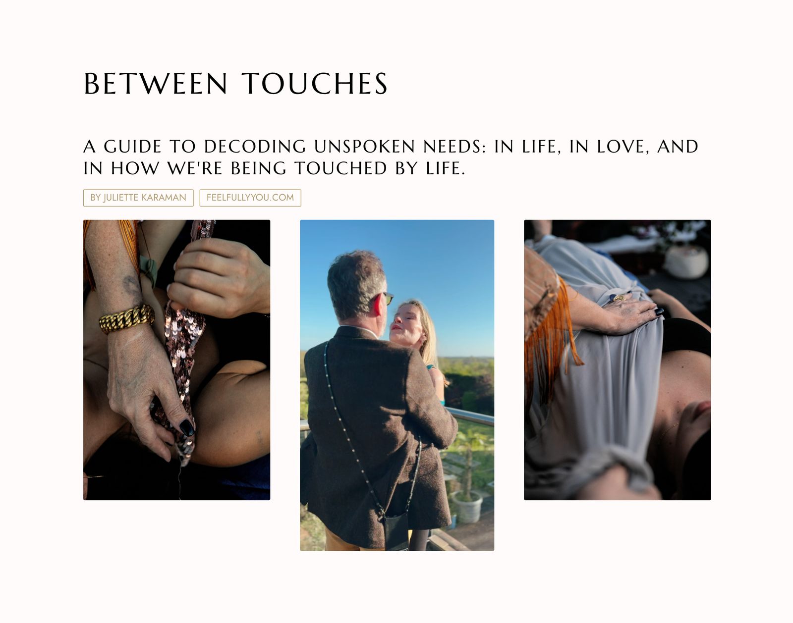 Between Touches — guide cover