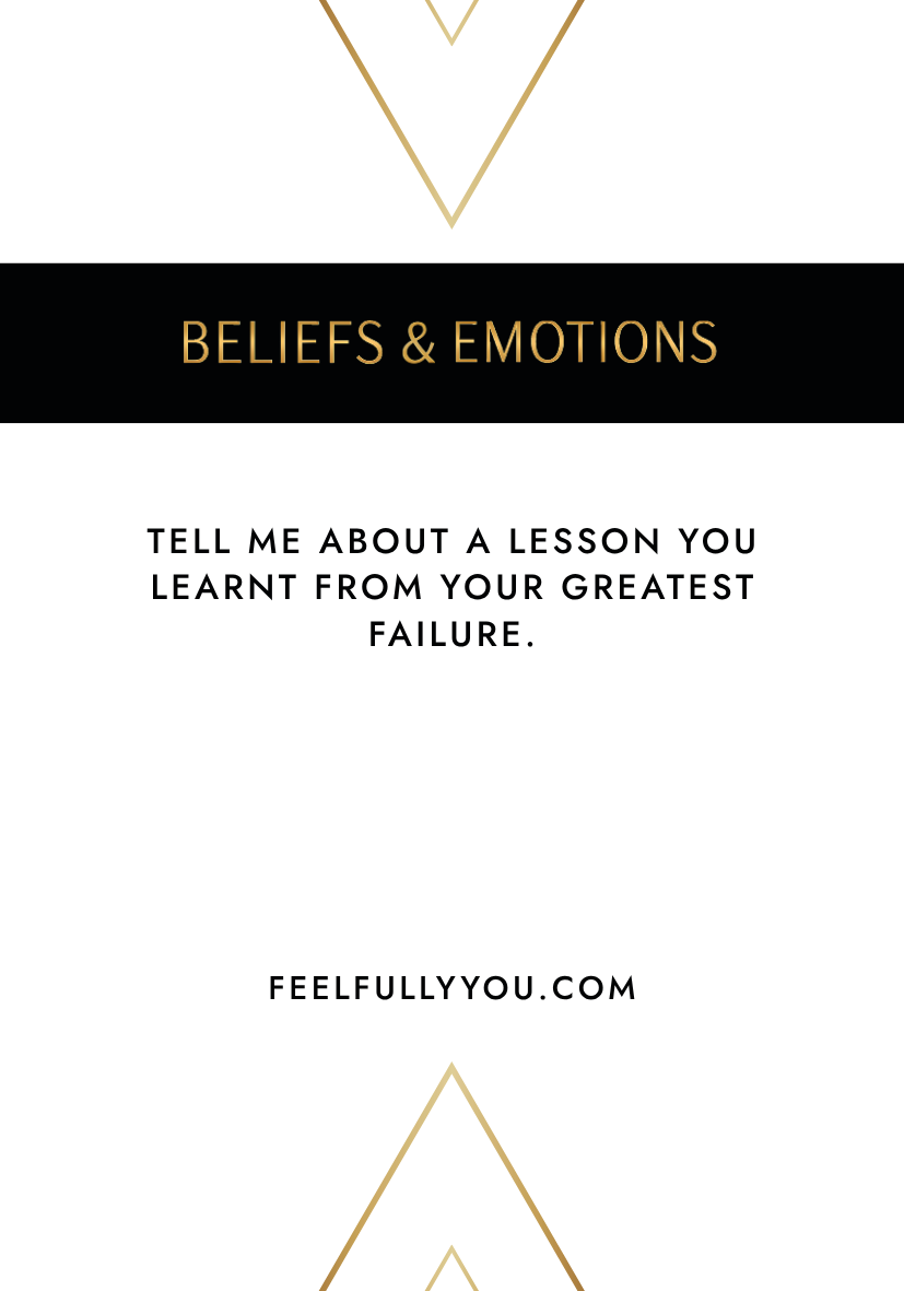 Beliefs & Emotions card