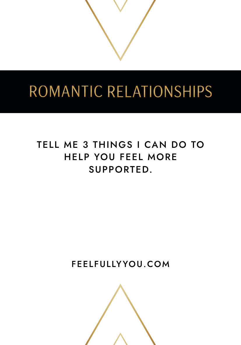 Romantic Relationships card