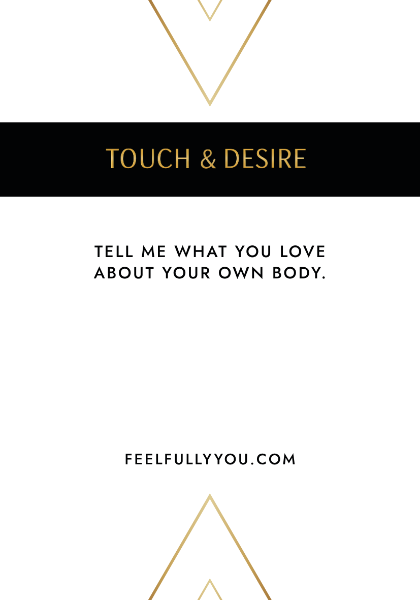 Touch & Desire card