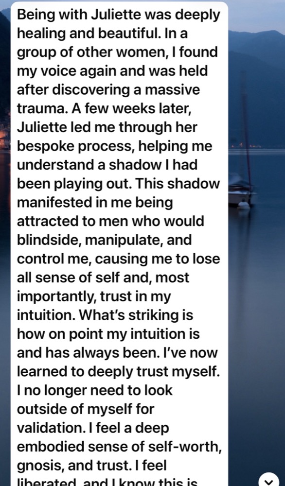 Message from Ranelle, part one, about finding her voice and trusting herself